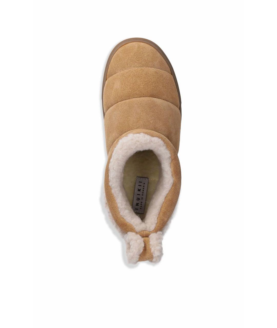 INUIKII Бежевые замшевые ботинки, фото 4