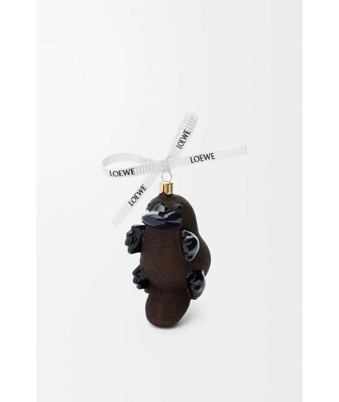 LOEWE Коричневый брелок, фото 4