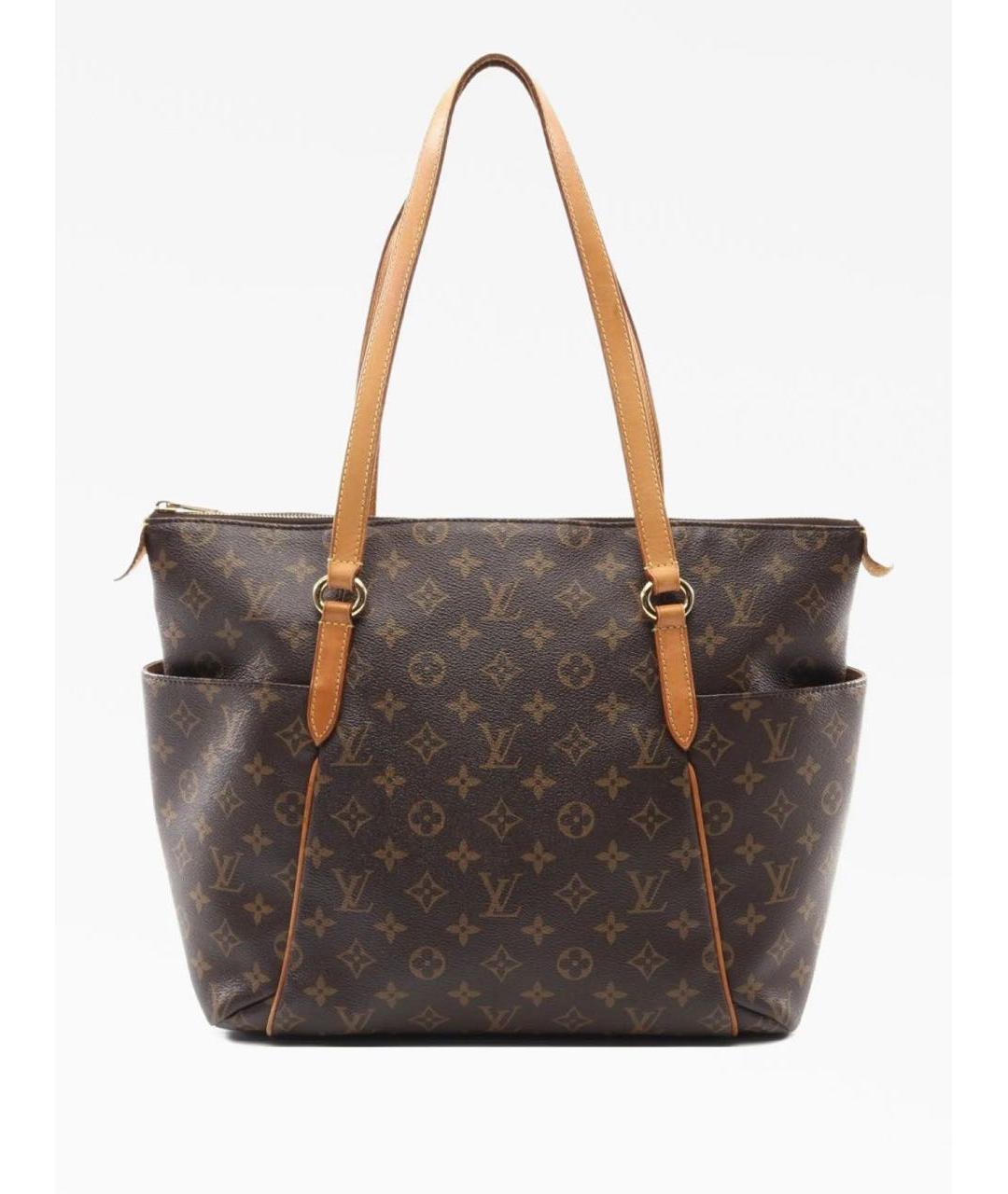 LOUIS VUITTON Коричневая сумка тоут, фото 3