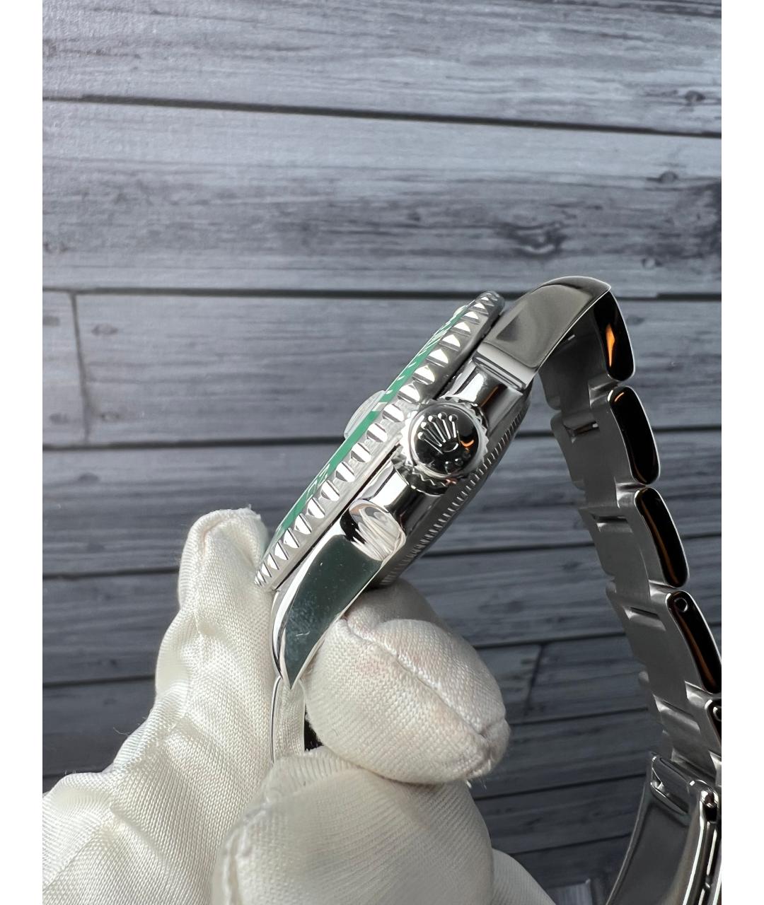 ROLEX Зеленые часы, фото 4