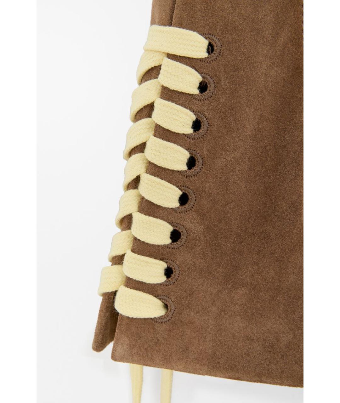 LOEWE Коричневые шорты, фото 3