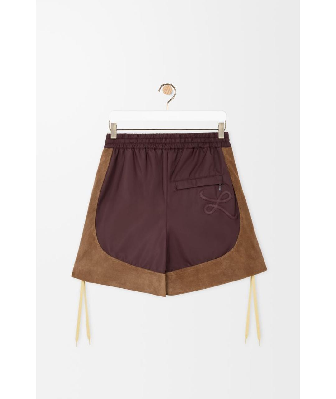 LOEWE Коричневые шорты, фото 2