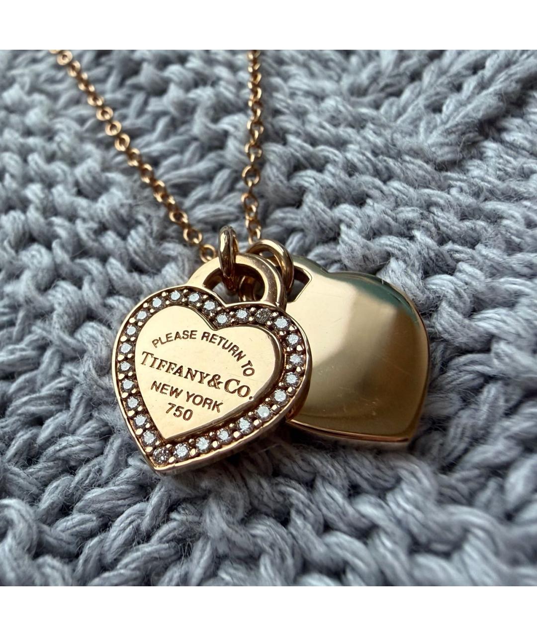 TIFFANY&CO Золотое колье из розового золота, фото 5