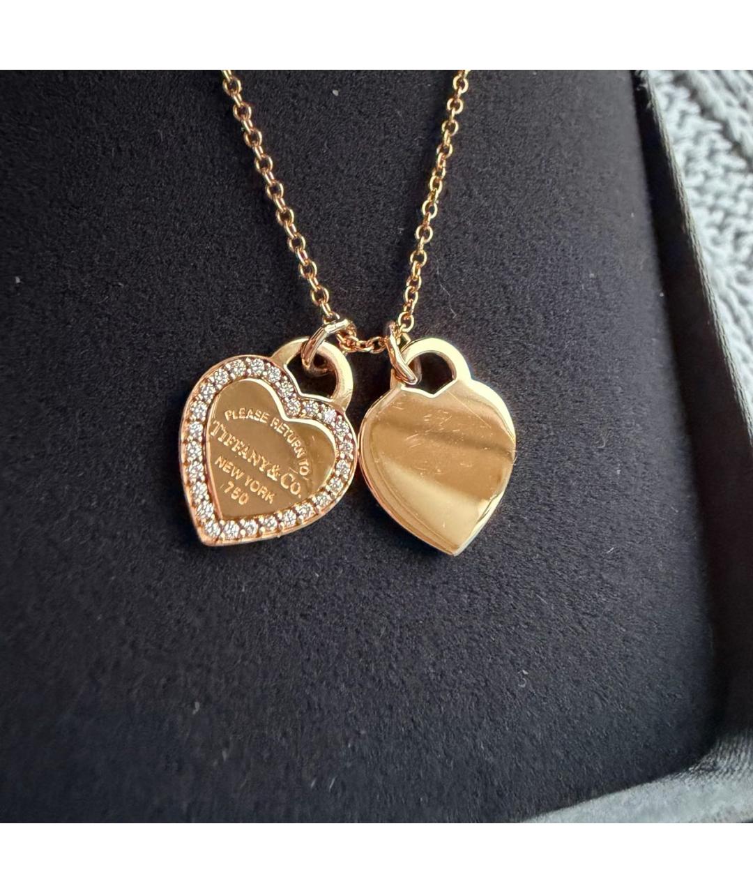 TIFFANY&CO Золотое колье из розового золота, фото 9