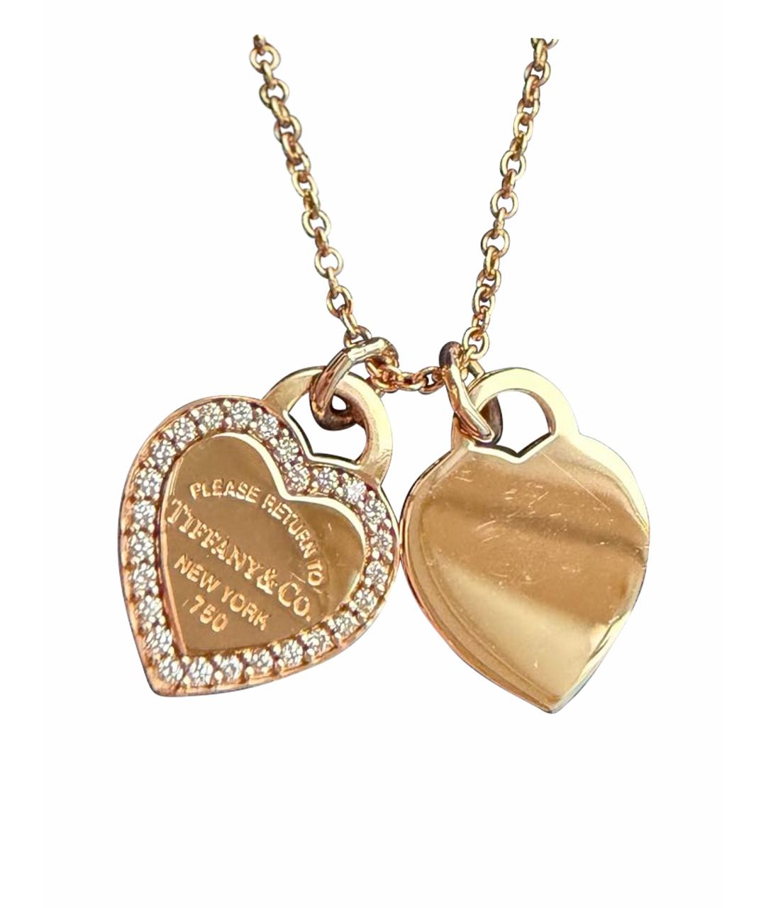 TIFFANY&CO Золотое колье из розового золота, фото 1