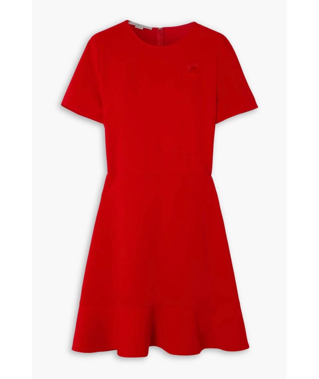 STELLA MCCARTNEY Красное коктейльное платье, фото 4