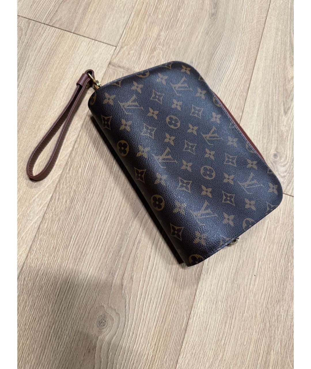 LOUIS VUITTON Коричневая барсетка, фото 2