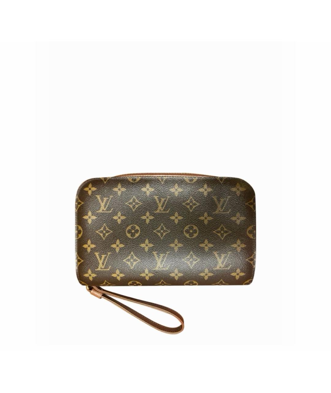 LOUIS VUITTON Коричневая барсетка, фото 1