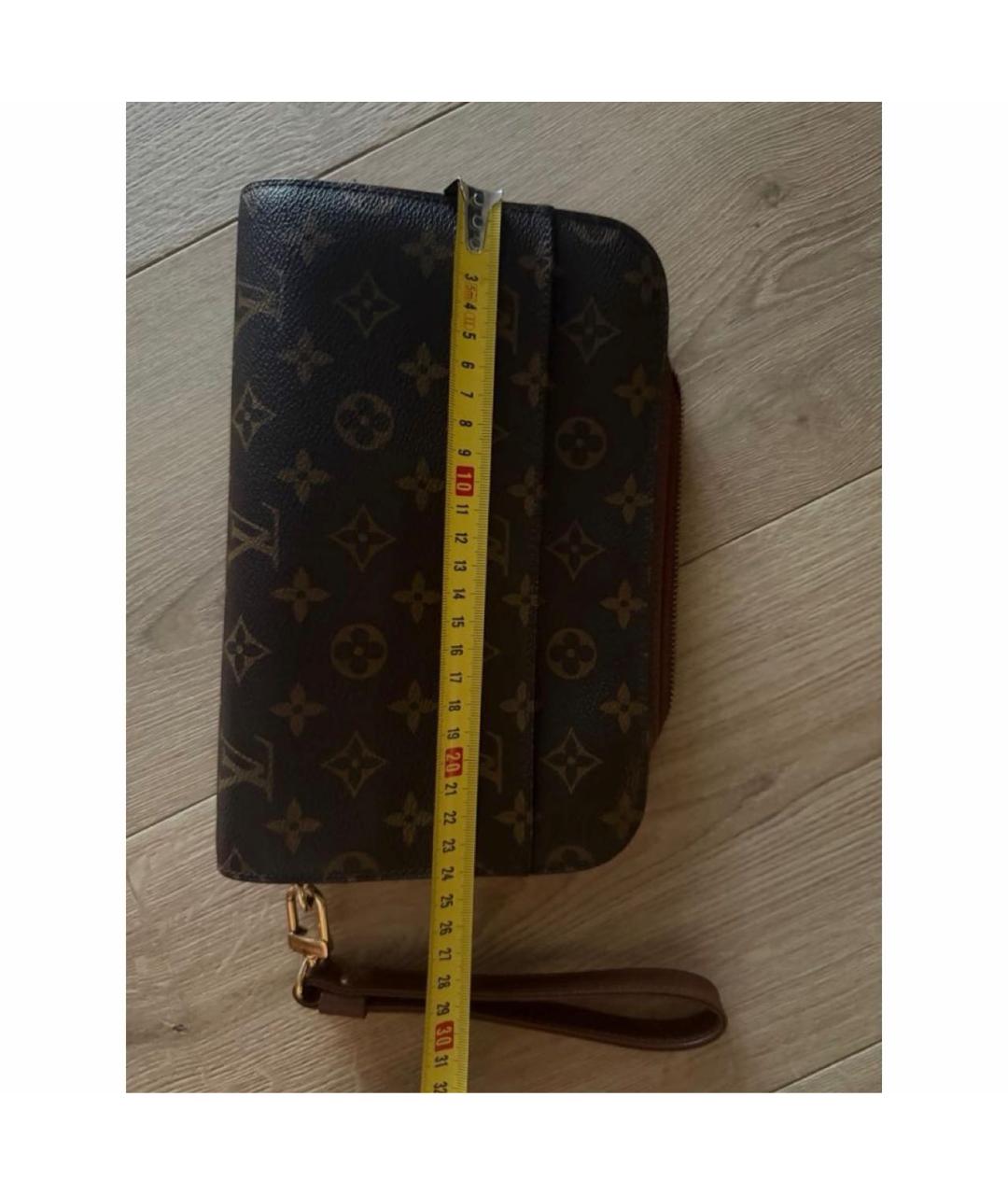 LOUIS VUITTON Коричневая барсетка, фото 7