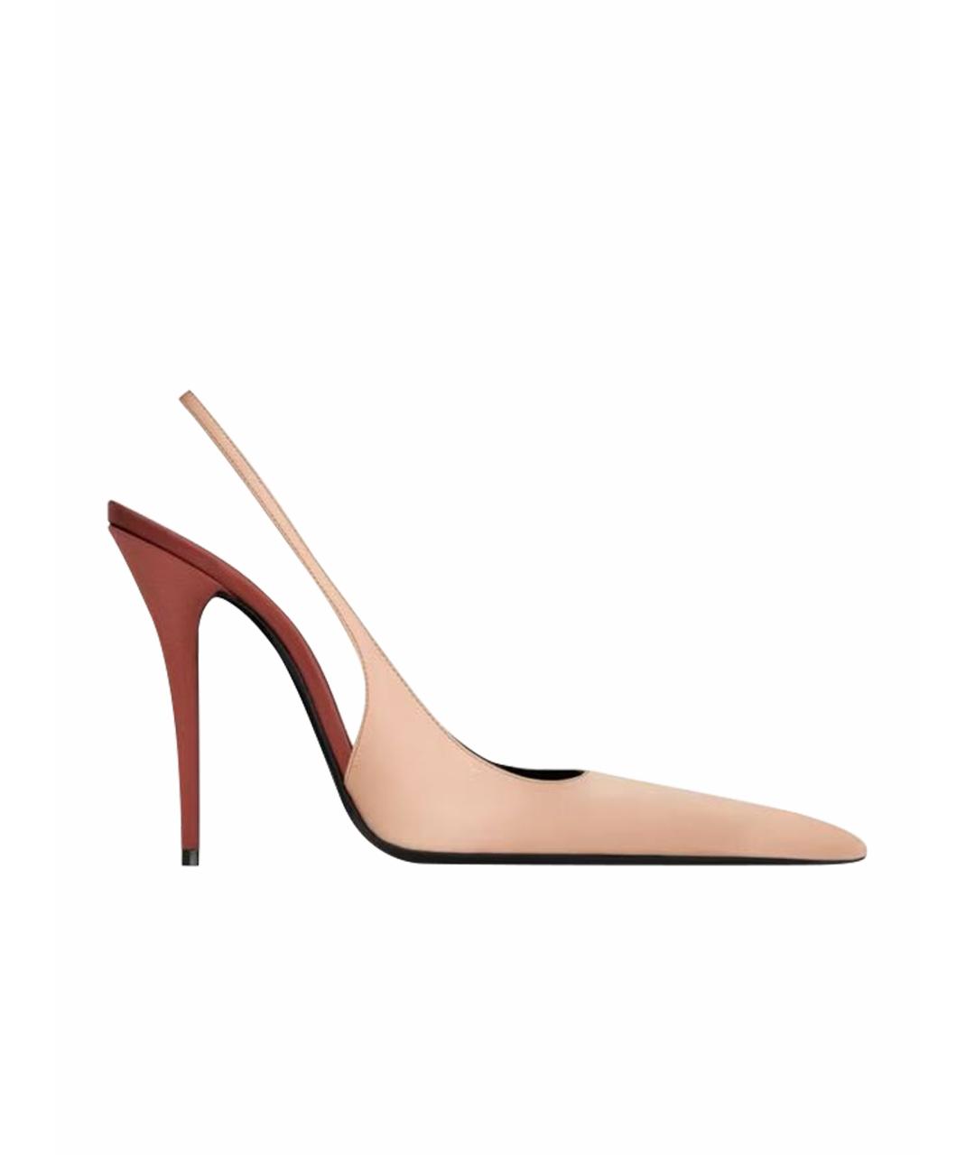 SAINT LAURENT Коралловые туфли, фото 1