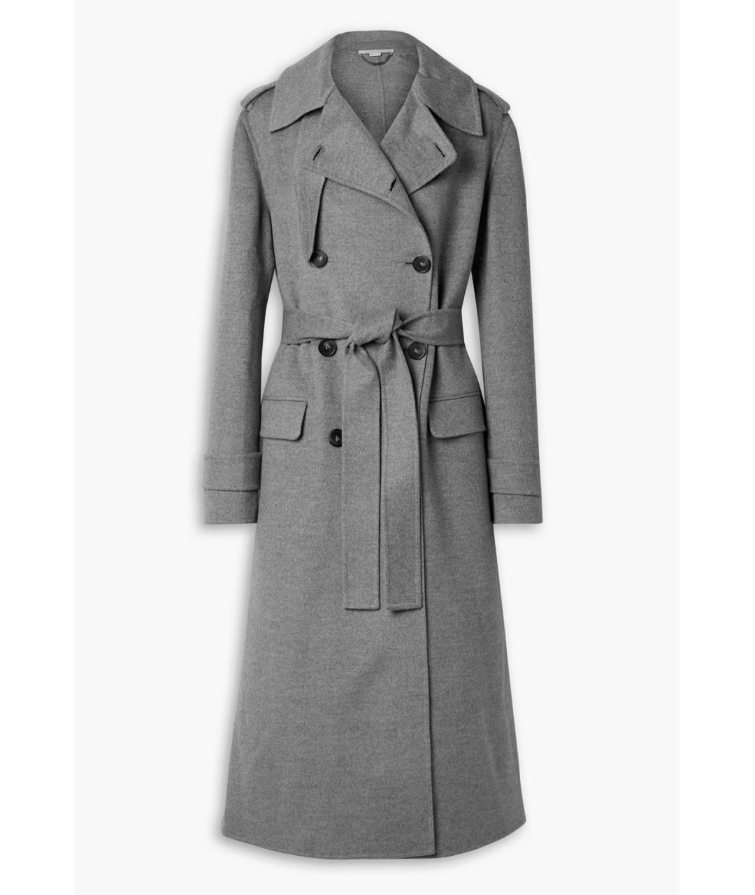 STELLA MCCARTNEY Серый тренч/плащ, фото 6