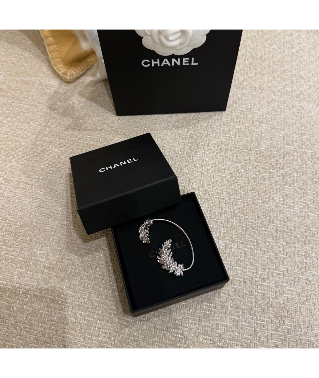 CHANEL Серебряные серебряные серьги, фото 4