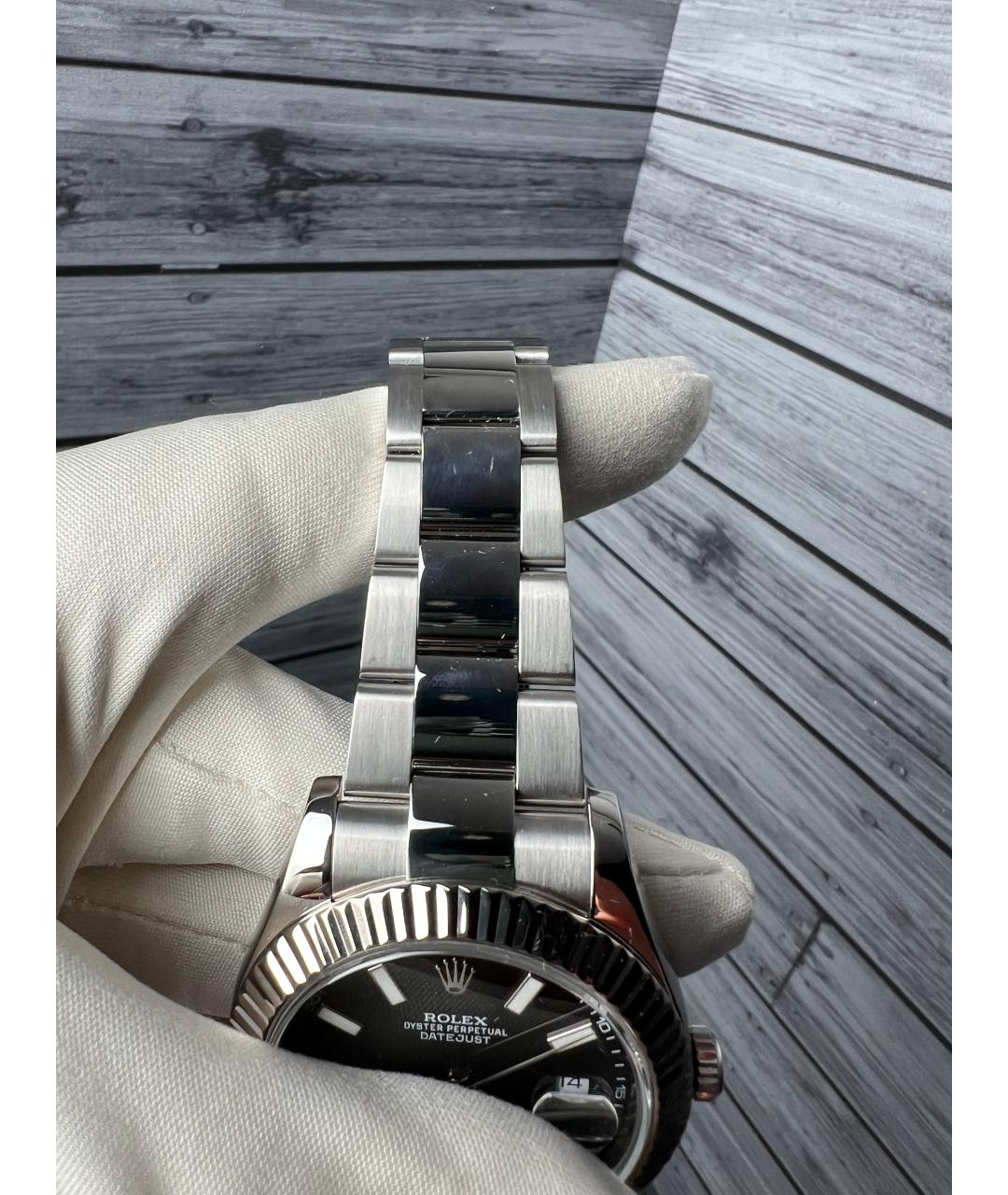 ROLEX Черные часы, фото 5