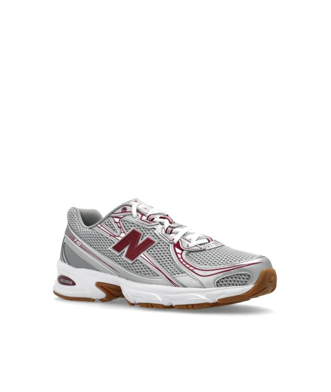 NEW BALANCE Серые текстильные кроссовки, фото 3