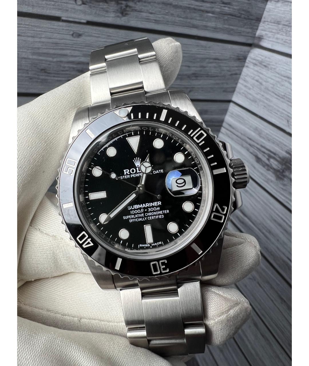 ROLEX Черные часы, фото 3