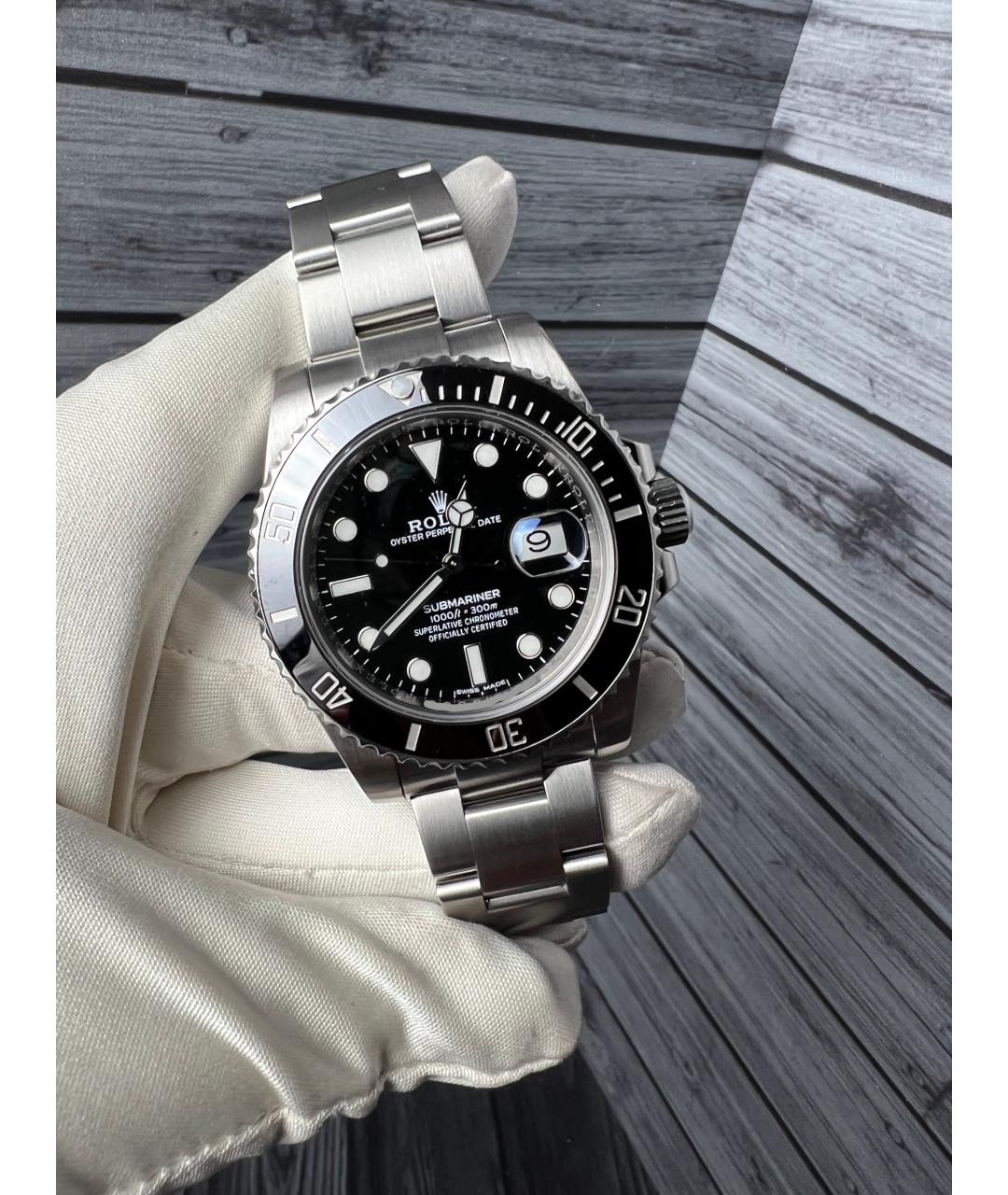 ROLEX Черные часы, фото 2
