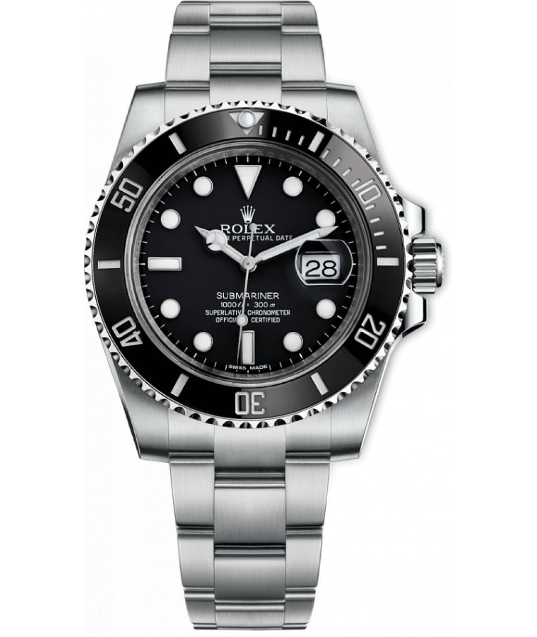 ROLEX Черные часы, фото 1