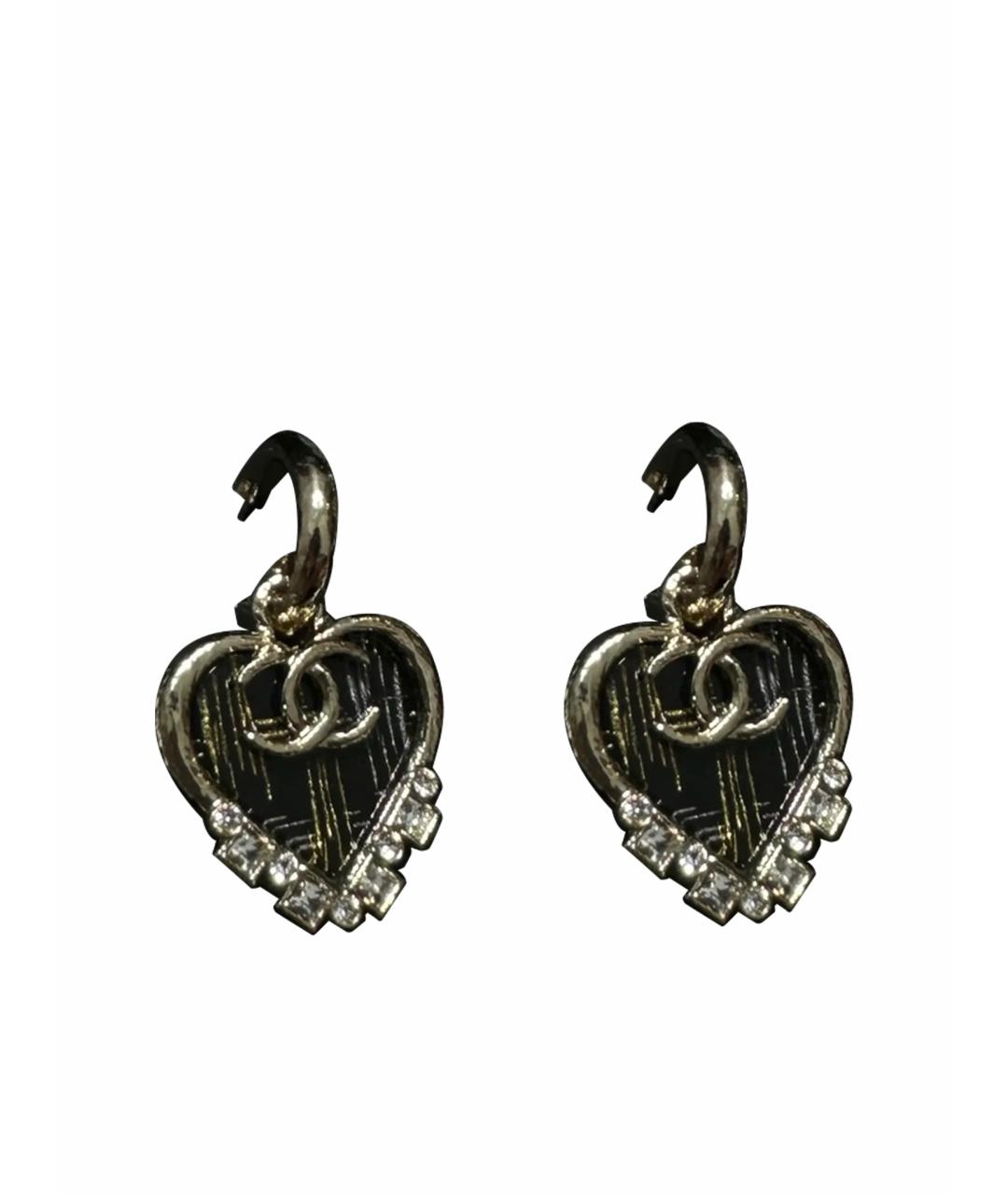 CHANEL Серебряные металлические серьги, фото 1