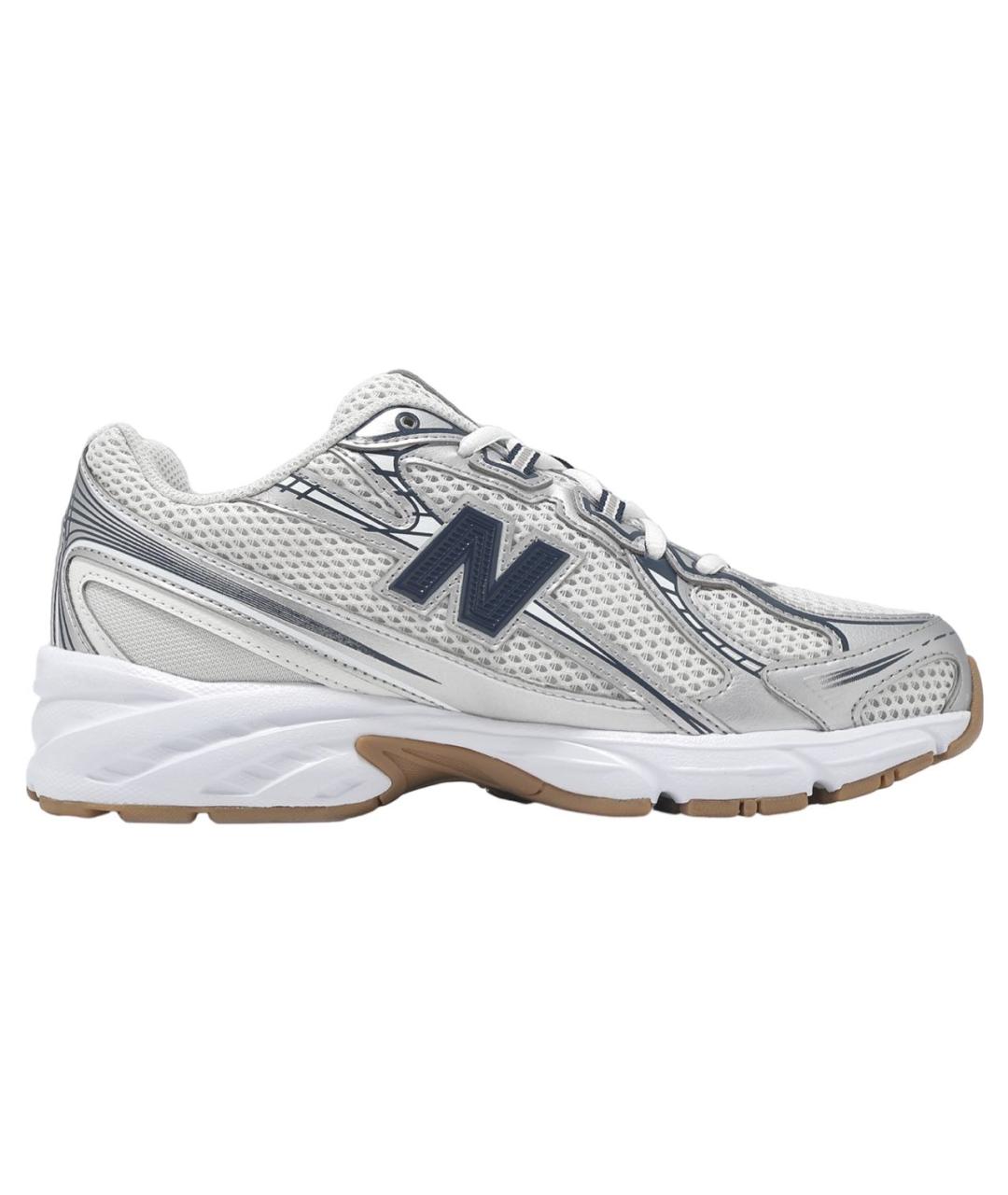 NEW BALANCE Серые текстильные кроссовки, фото 3