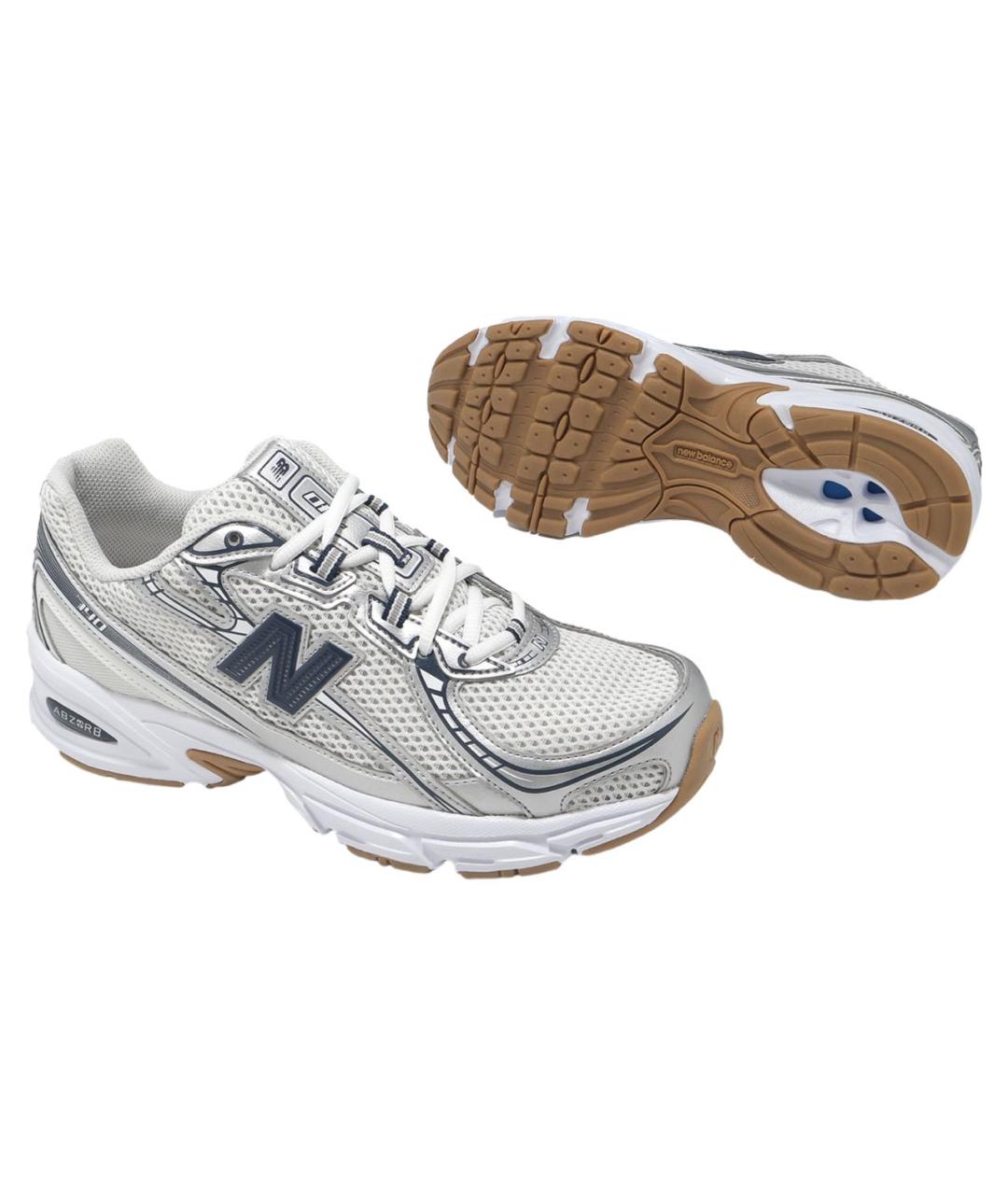 NEW BALANCE Серые текстильные кроссовки, фото 6