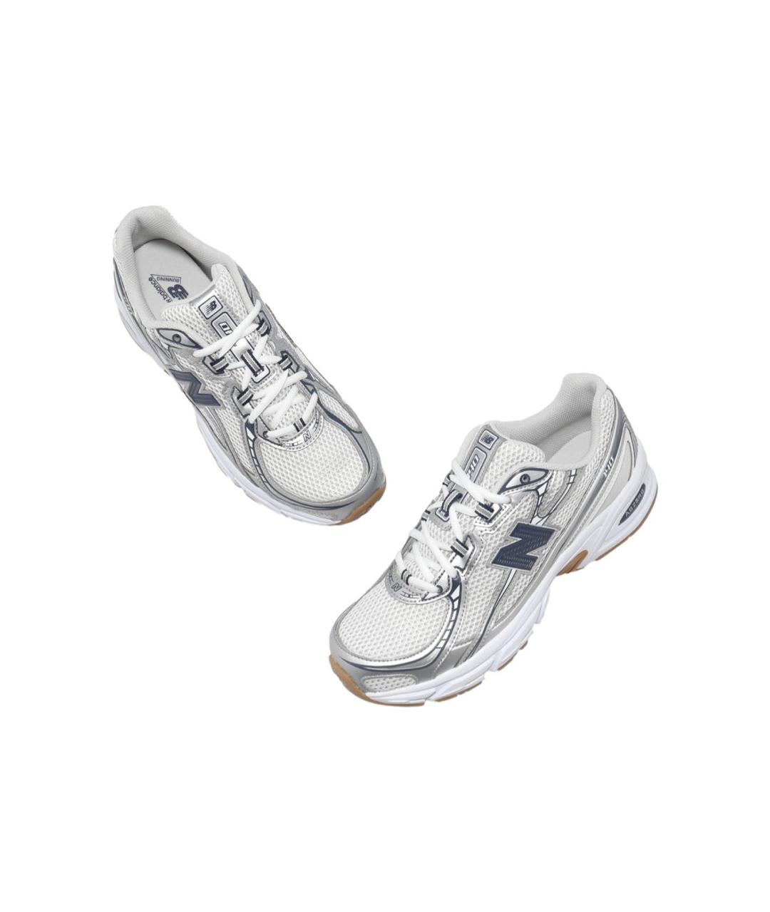 NEW BALANCE Серые текстильные кроссовки, фото 7