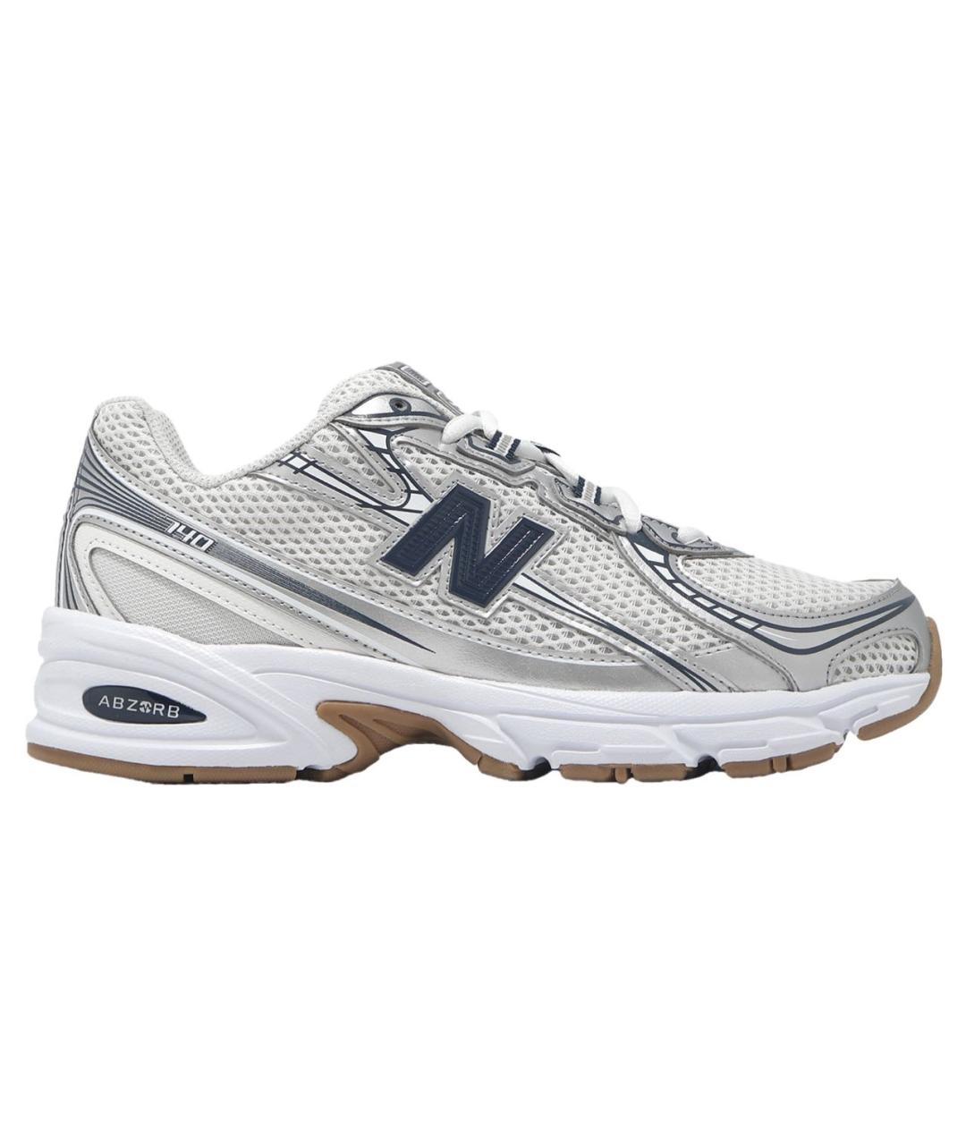 NEW BALANCE Серые текстильные кроссовки, фото 1