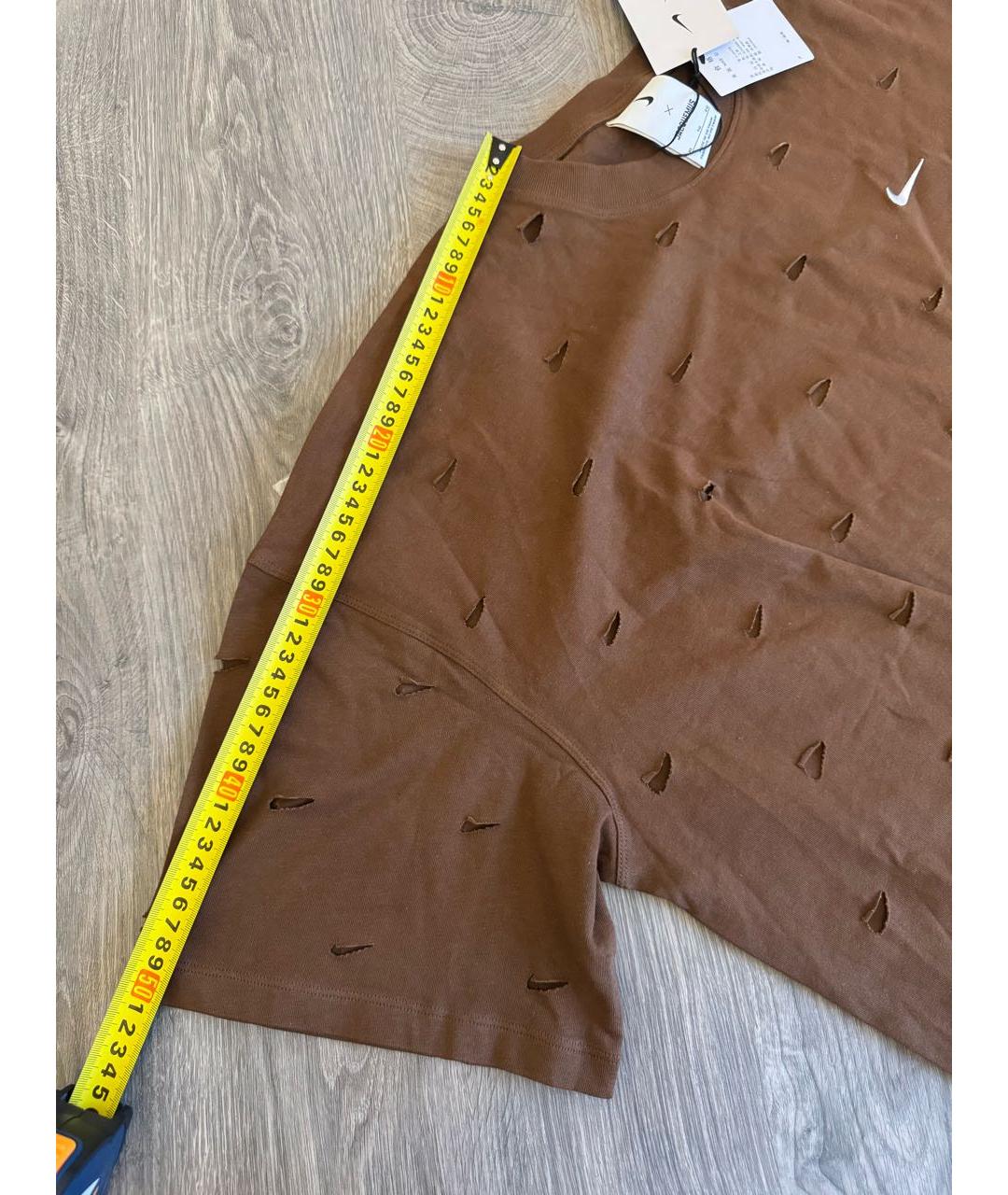 JACQUEMUS Коричневая футболка, фото 7