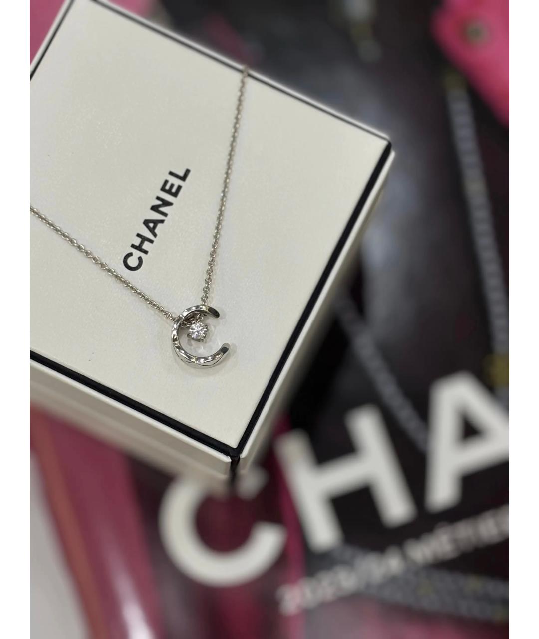 CHANEL Серебряное колье из белого золота, фото 5