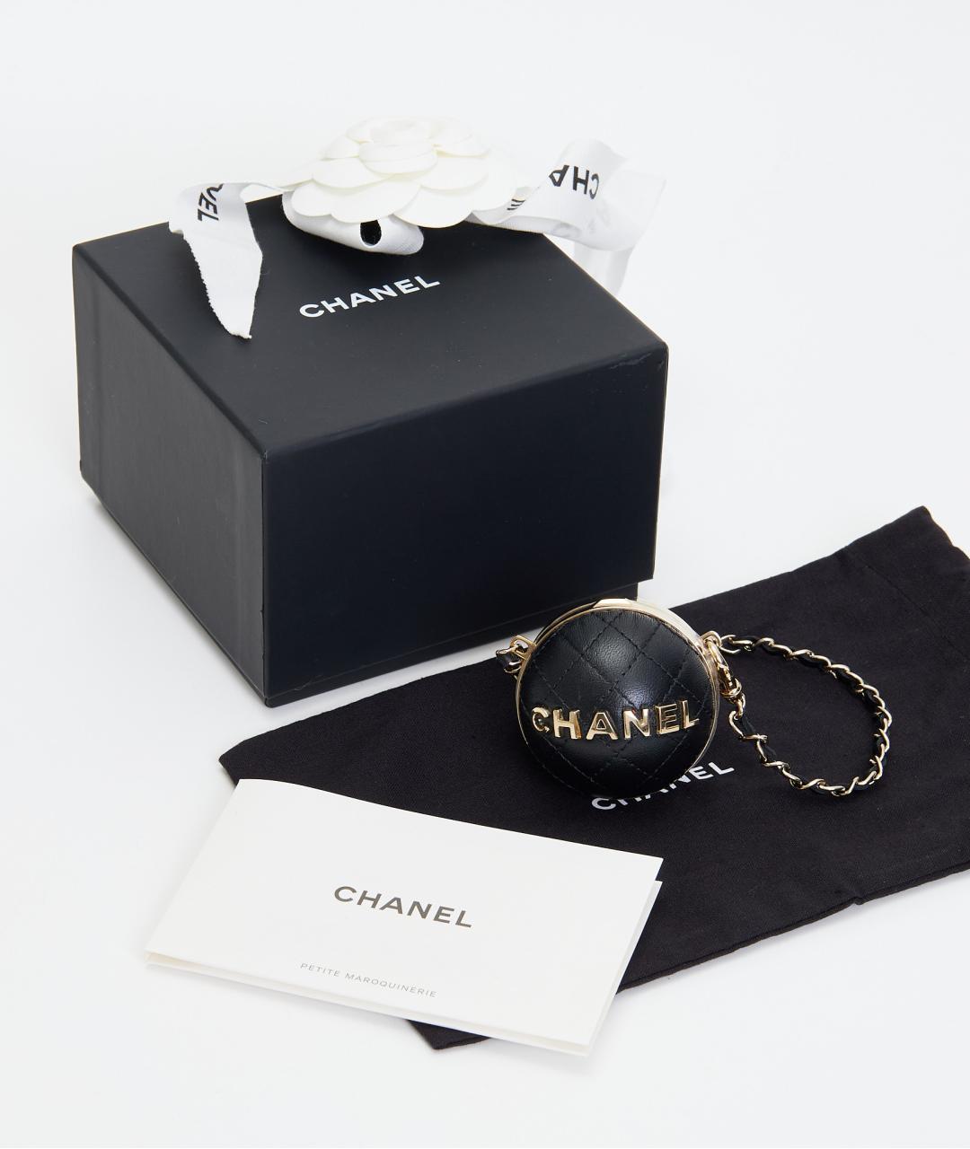 CHANEL Черный брелок, фото 5