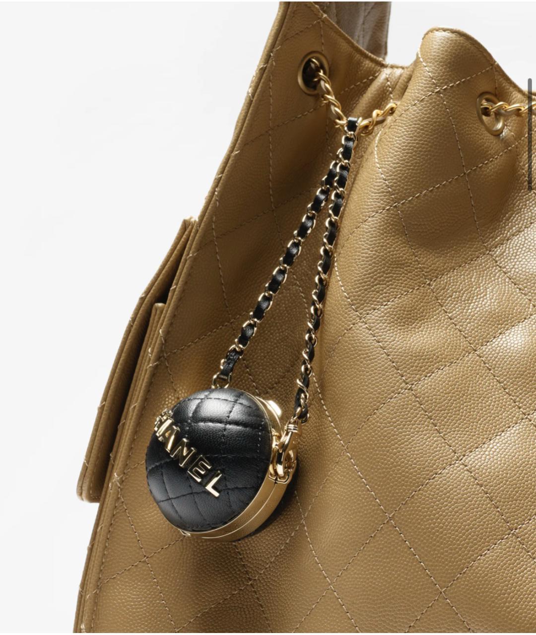 CHANEL Черный брелок, фото 6