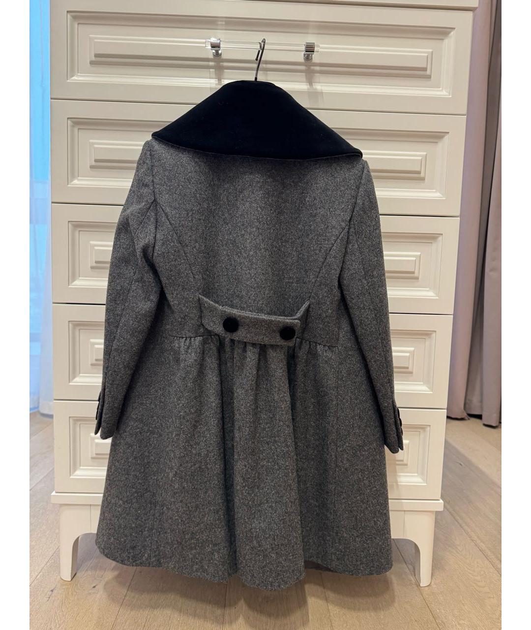 GUCCI Серое шерстяное пальто, фото 2