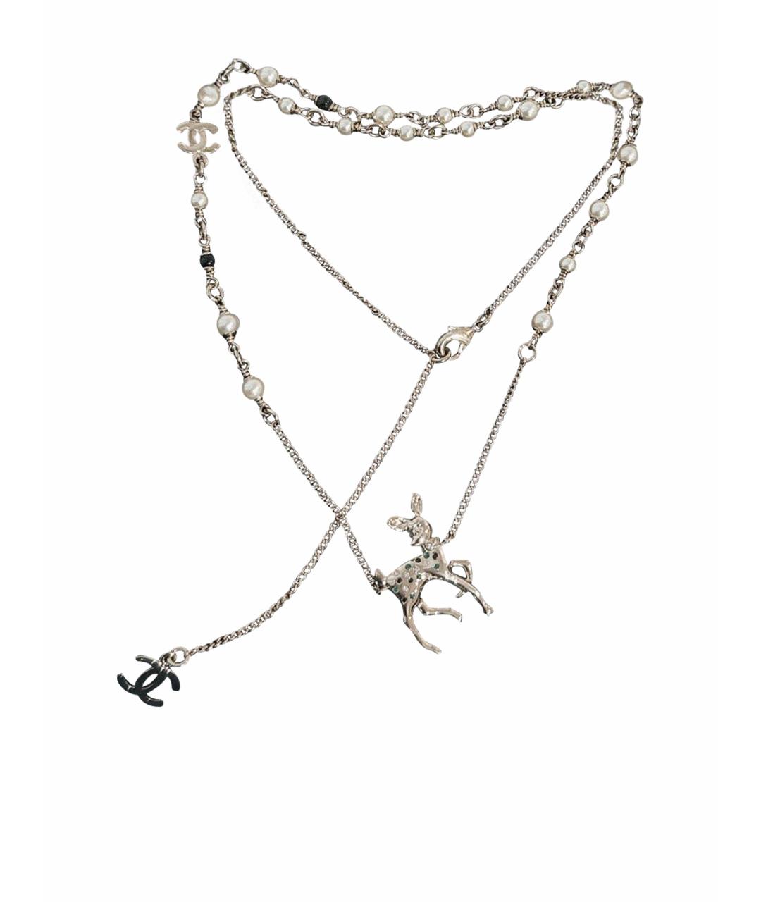 CHANEL Золотое металлическое колье, фото 1