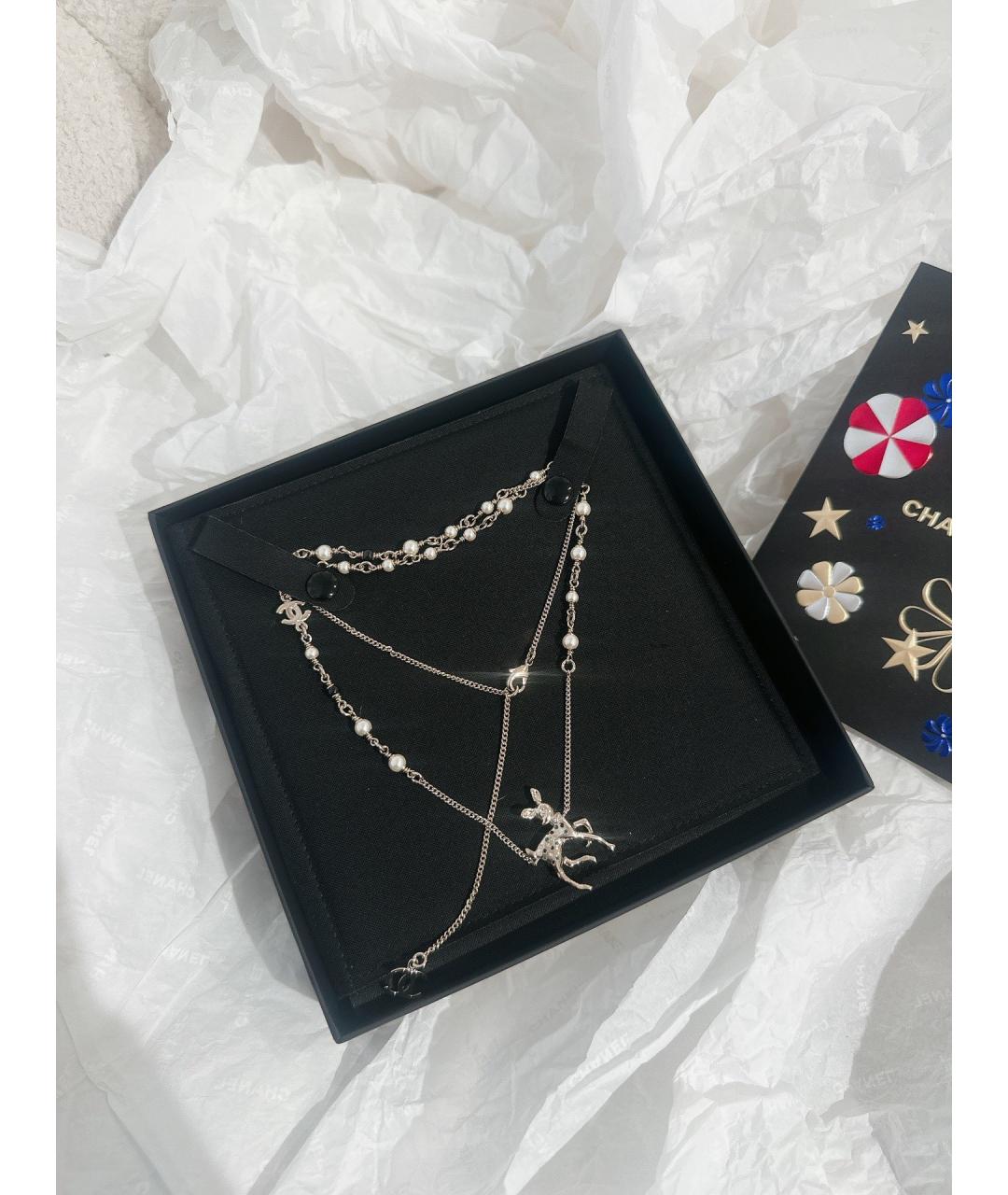 CHANEL Золотое металлическое колье, фото 6