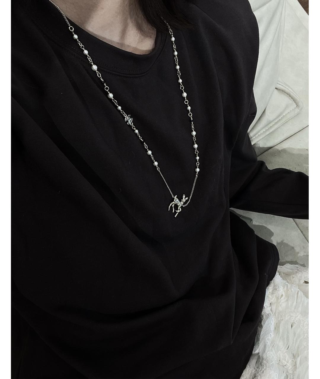 CHANEL Золотое металлическое колье, фото 5