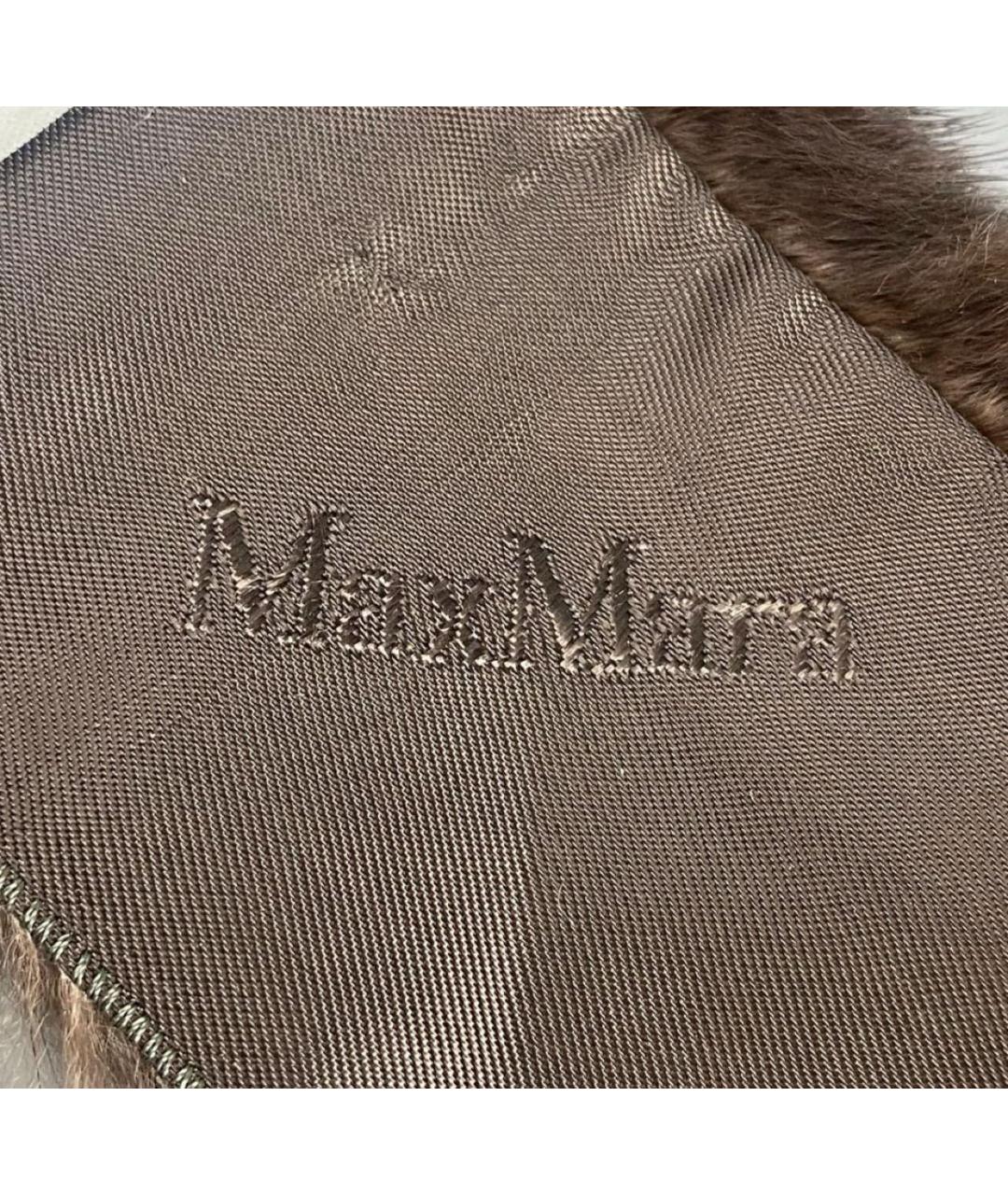 MAX MARA Коричневый воротник, фото 4