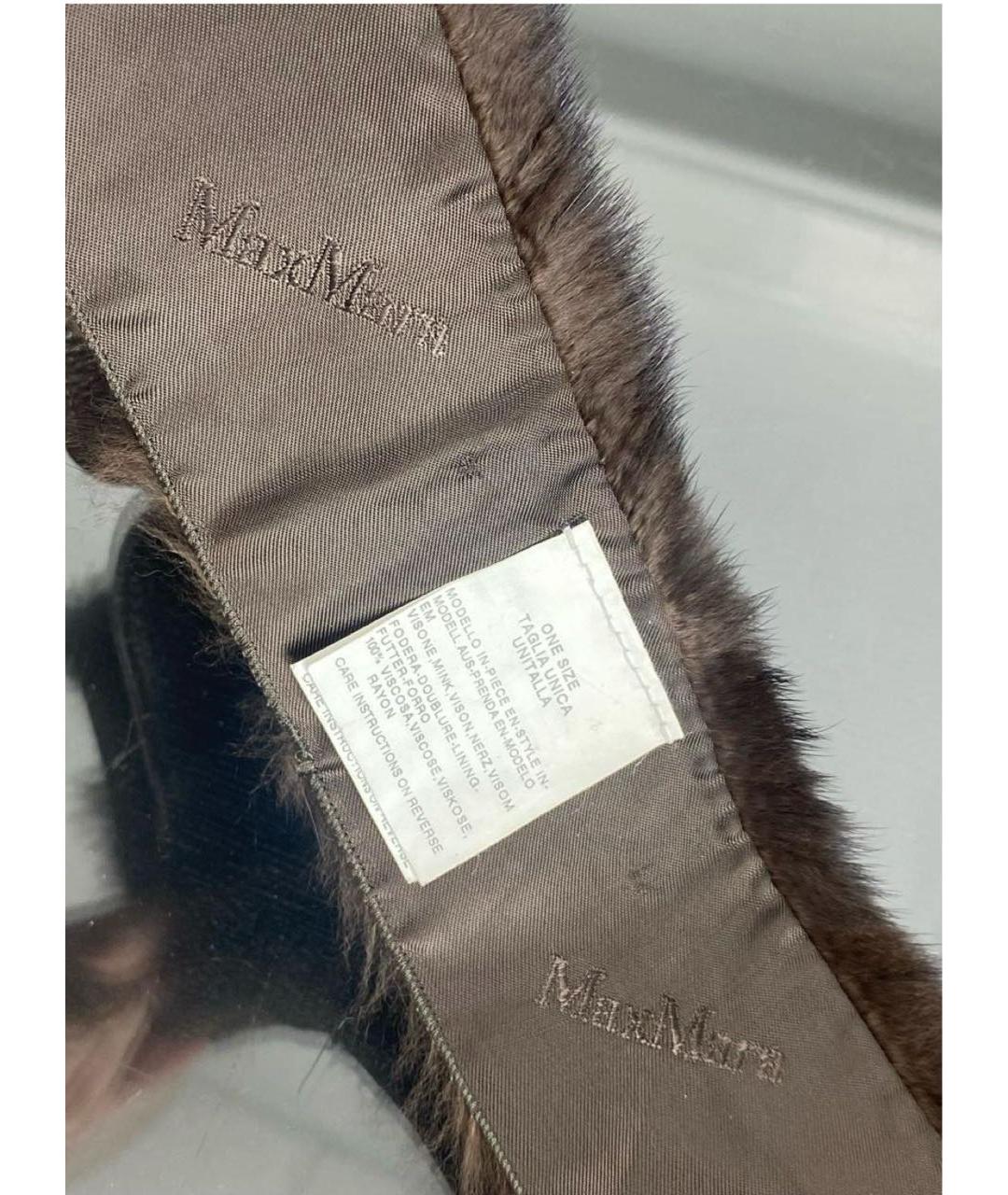 MAX MARA Коричневый воротник, фото 8