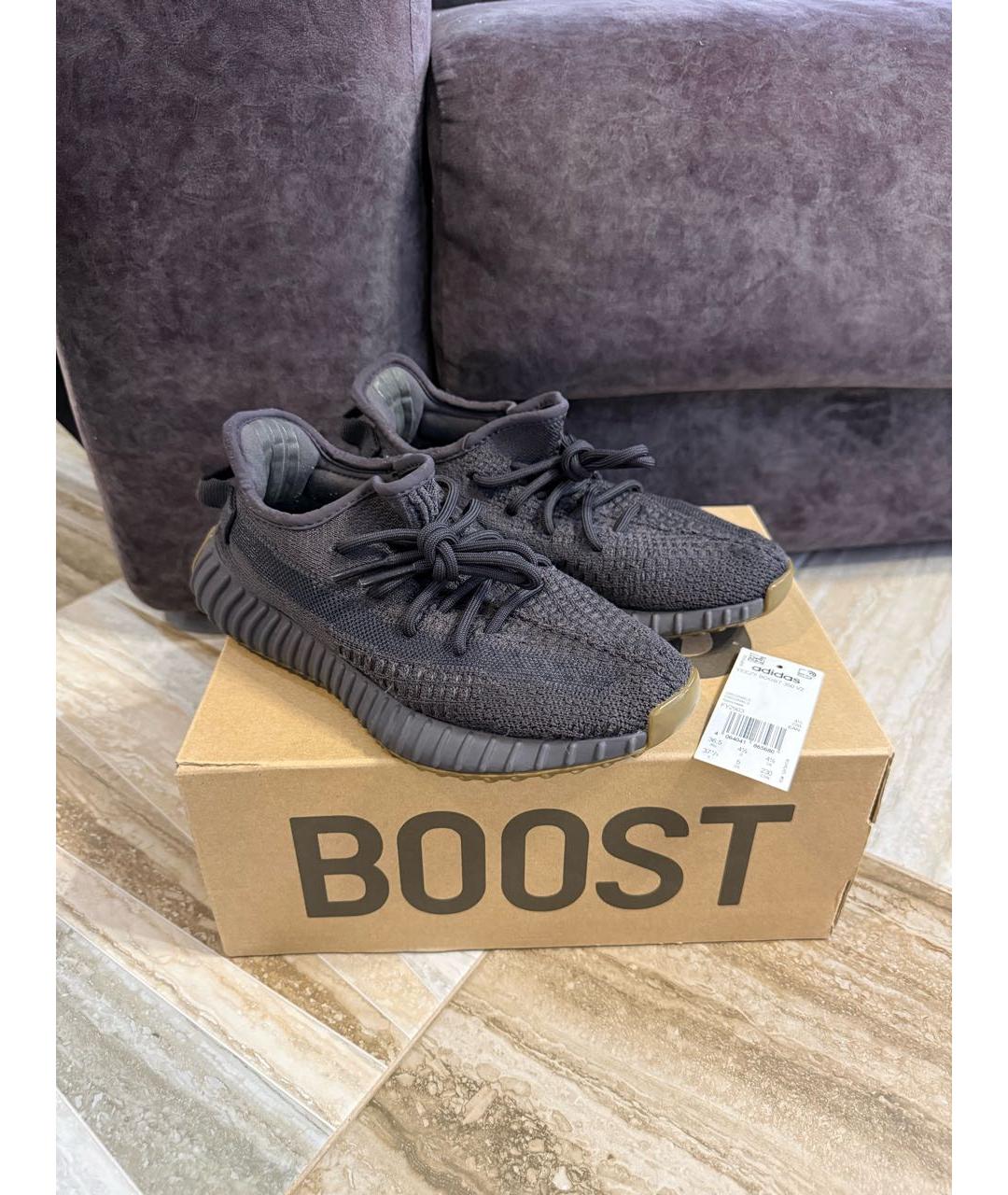 ADIDAS YEEZY Антрацитовые кроссовки, фото 5