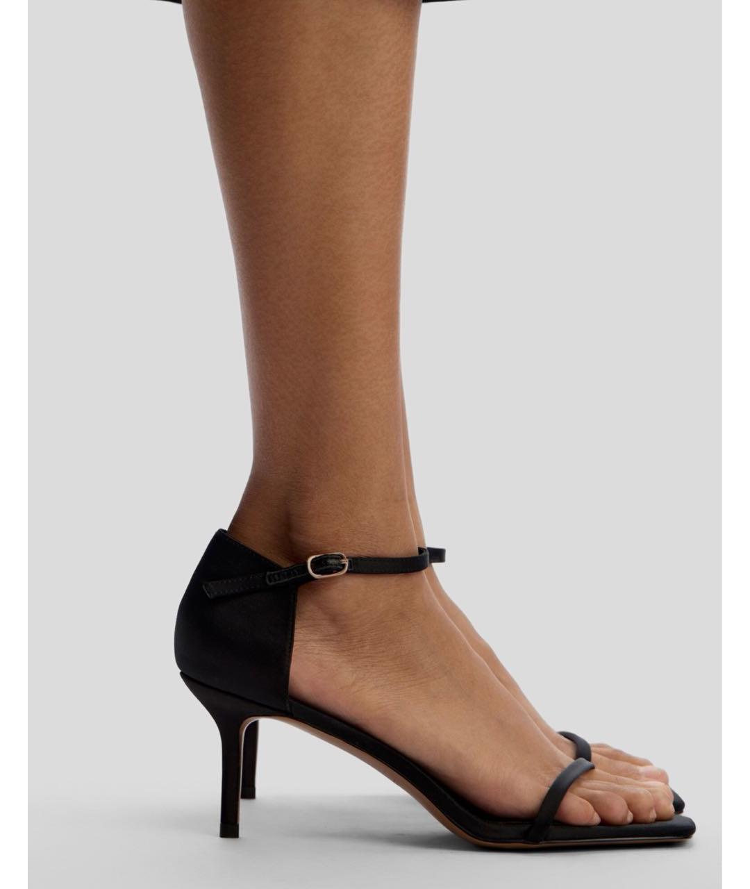 12 STOREEZ Черные текстильные босоножки, фото 6