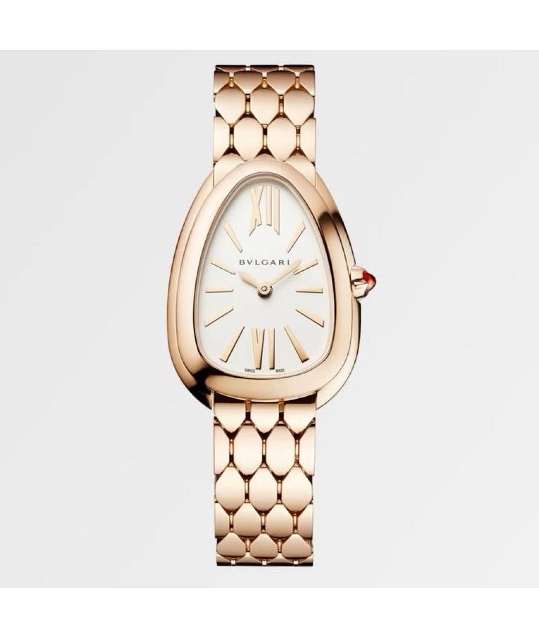 BVLGARI Золотые часы из розового золота, фото 6