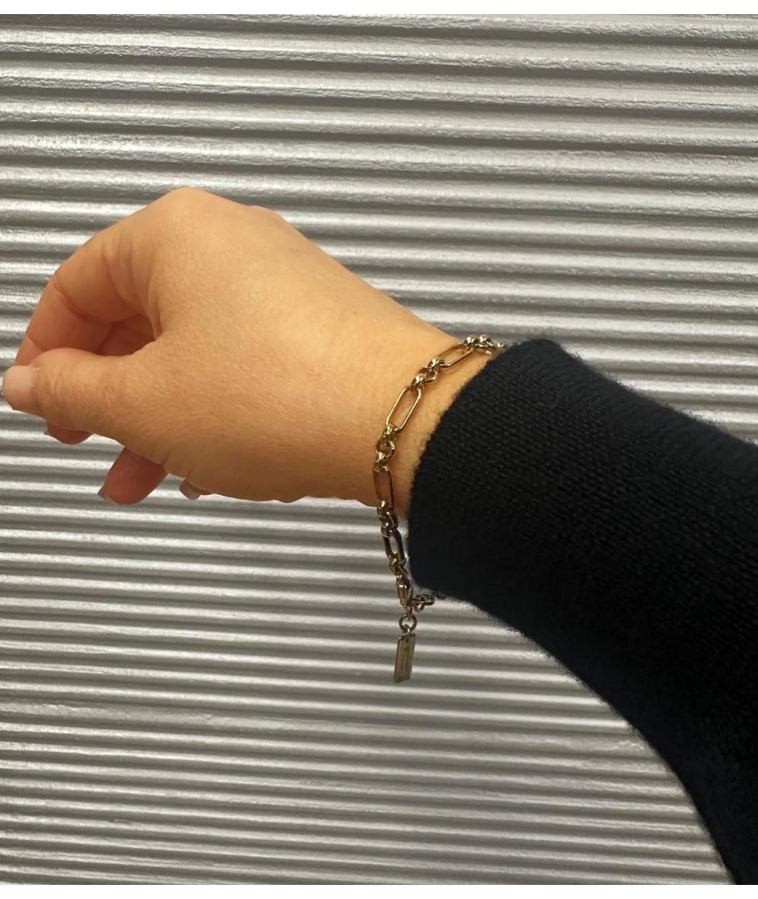 SAINT LAURENT Золотой браслет, фото 5