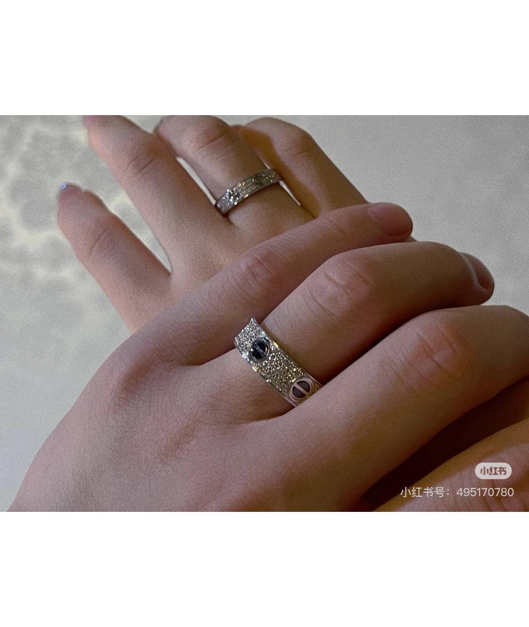 CARTIER Серебряное кольцо из белого золота, фото 8