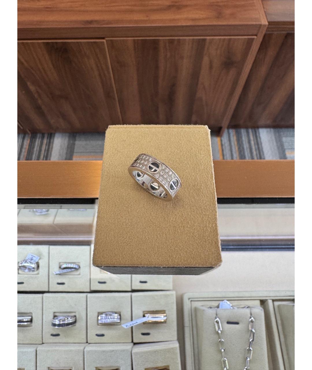 CARTIER Серебряное кольцо из белого золота, фото 4