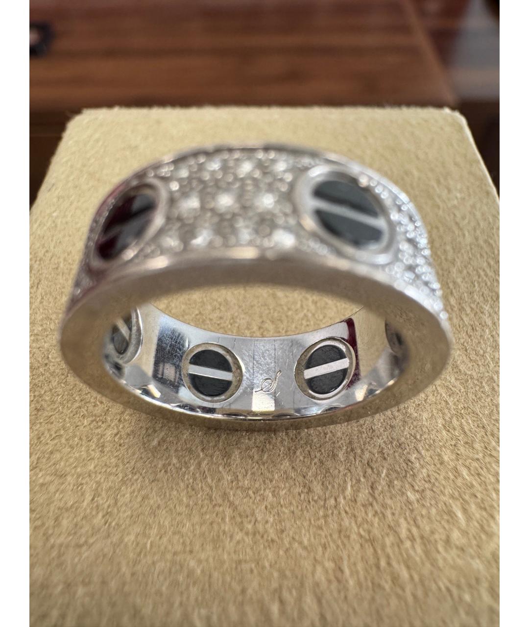 CARTIER Серебряное кольцо из белого золота, фото 6