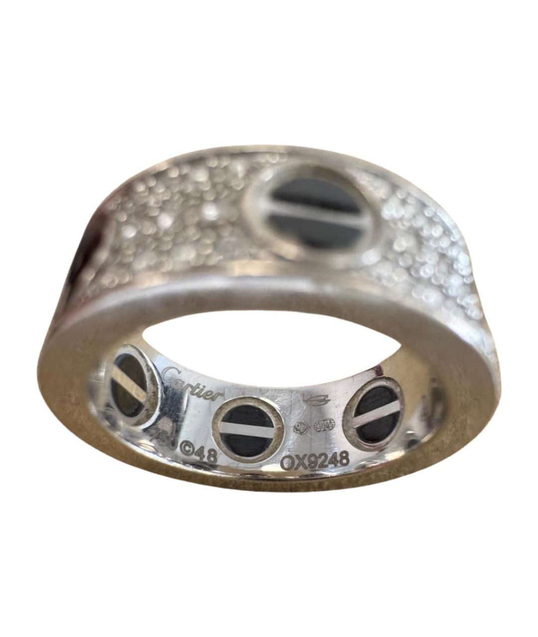 CARTIER Серебряное кольцо из белого золота, фото 1