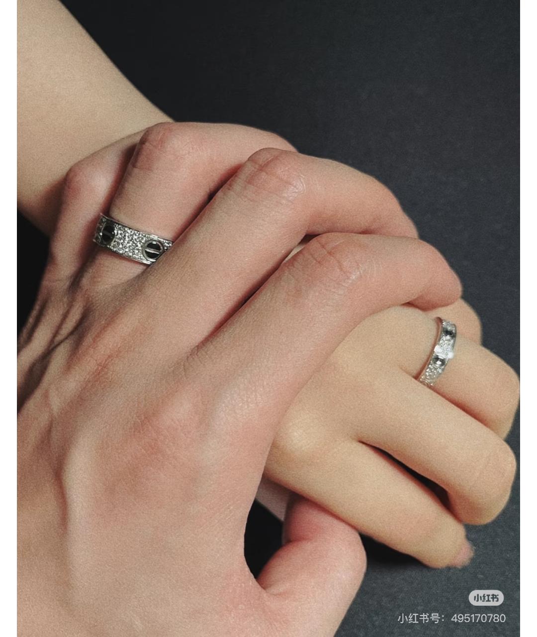 CARTIER Серебряное кольцо из белого золота, фото 7