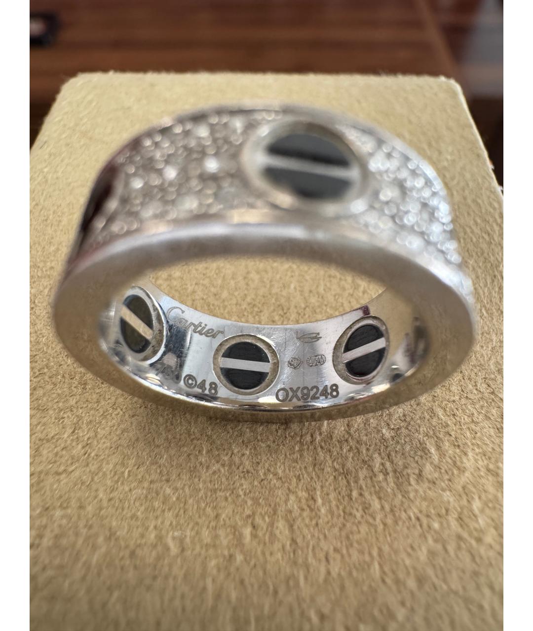 CARTIER Серебряное кольцо из белого золота, фото 9