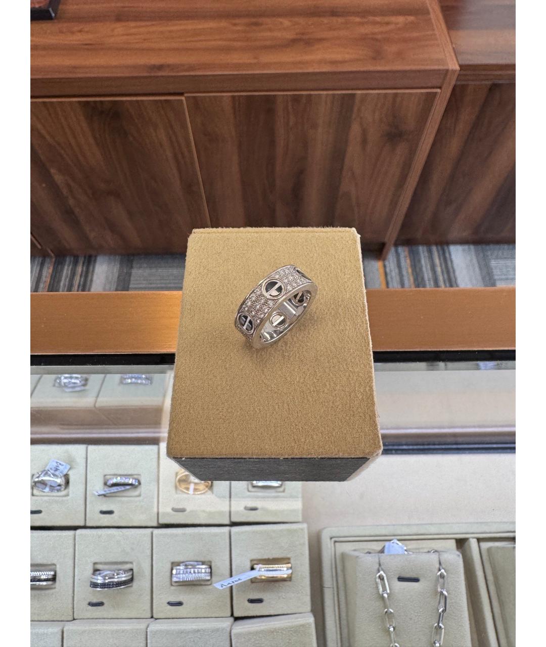 CARTIER Серебряное кольцо из белого золота, фото 5