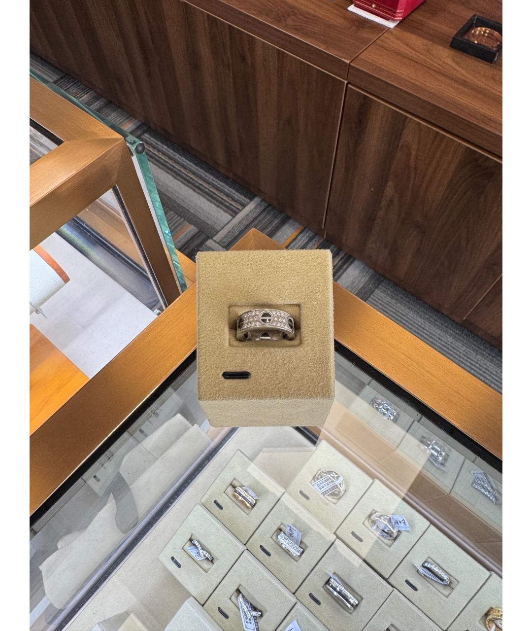 CARTIER Серебряное кольцо из белого золота, фото 2