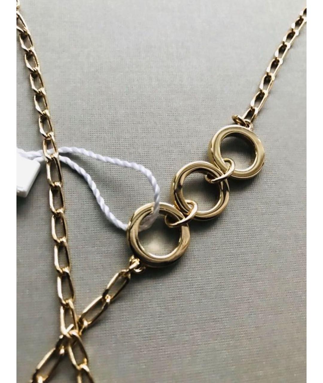 MAX MARA Золотое металлическое колье, фото 5