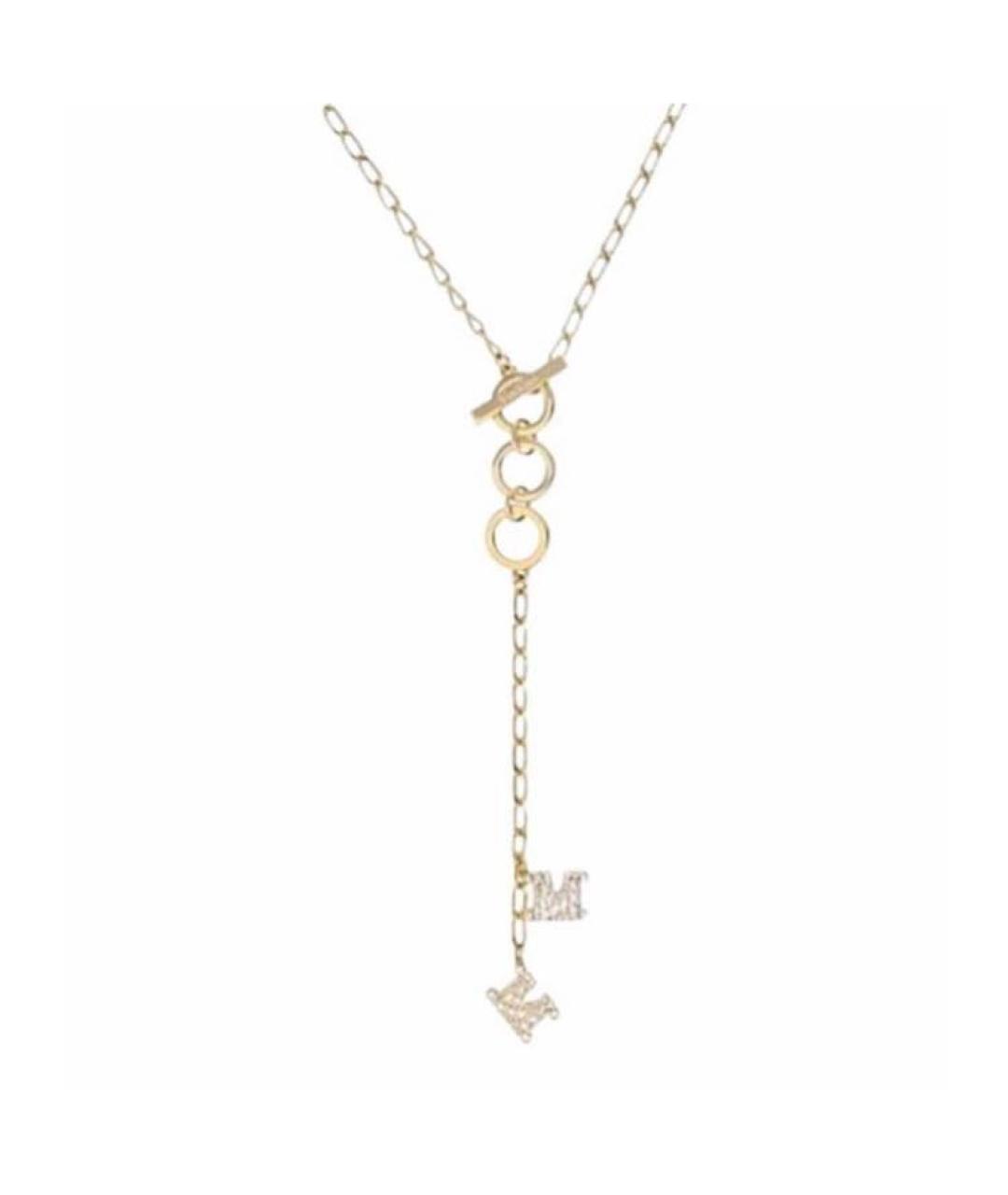 MAX MARA Золотое металлическое колье, фото 1